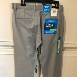 Haggar stretch slim pants